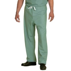 Med Vet International&nbsp;Misty Green Fashionpoly Scrub Pants With Drawcord, 3Xl