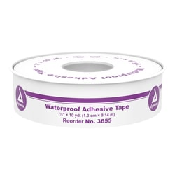 Med Vet International&nbsp;Dynarex Waterproof Adhesive Tape, 1/2