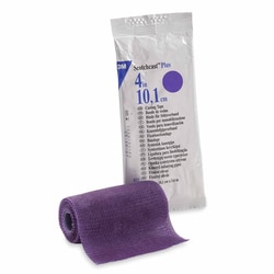 Med Vet International&nbsp;Cast Tape 3M Scotchcast Plus 4 inch X 12 Foot Fiberglass / Resin Purple, 82004U, 10/Box