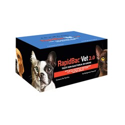 Med Vet International Rabidbac Vet For Canine, Bacteria, Test Strips 10 Tests Per Kit