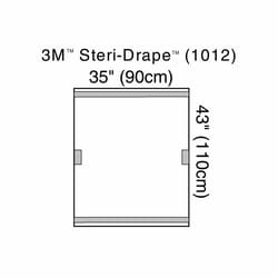 Med Vet International Fluoroscope Cover 3M Steri-Drape 35 X 43 inch Fluoroscopes,