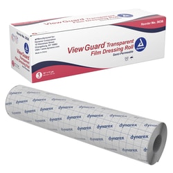 Med Vet International Dynarex View Guard Transparent Film Dressing Roll, 10