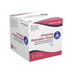 Med Vet International&nbsp;Dynarex Dressing Retention Sheet, Latex Free, 4