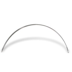 Med Vet International Miltex Suture Needle, Size 18 With 3/8 Circle Taper Point, 12/Pack