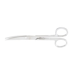 Med Vet International&nbsp;Miltex Operating Scissors, Standard Pattern, Curved, Sharp/Sharp, German, 6in, 5-37