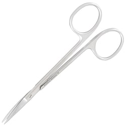 Med Vet International&nbsp;Miltex Iris Scissors, Straight, Fine, Sharp Points, German, 4.62in, Mh5-304