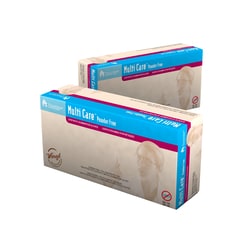 Med Vet International Dynarex Multicare Vinyl Exam Gloves, X-Large, Powder-Free, 1000/Case