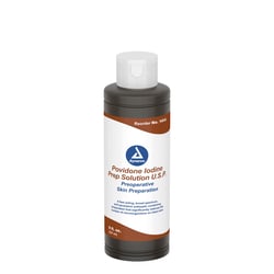 Med Vet International Dynarex Povidone Iodine Prep Solution, 8oz Bottle, 24/Case