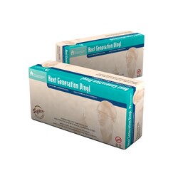 Med Vet International Dynarex Next Generation Stretch Vinyl Exam Gloves, Large, Powder Free, 1000/Case