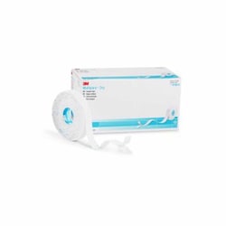 Med Vet International Water Resistant Dressing Retention Tape With Liner 3M Multipore Dry White 1/2 inch X 5-1/2 Yard Pique Nonsterile, 3730-0, 12/Box