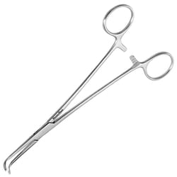 Med Vet International&nbsp;Miltex Meisterhand Kantrowitz Thoracic Hemostatic Forceps, 7.5in., Delicate Right Angle Jaws