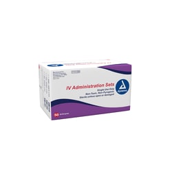 Med Vet International Dynarex IV Administration Set -20 Drop, 100