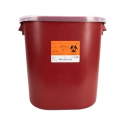 Med Vet International Medegen Medical 8 Gallon Sharps Container, Red, 10/Case