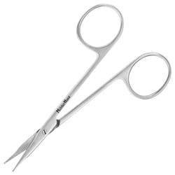 Med Vet International&nbsp;Miltex Meisterhand Stevens Tenotomy Scissors, Curved, Short Blades, Blunt/Blunt, German, 4.12in, Mh18-1466