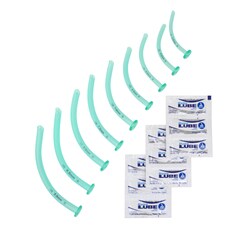 Med Vet International Dynarex Nasopharyngeal Airway Kits - 9 Npa + 9 Packs Of Jelly, Each
