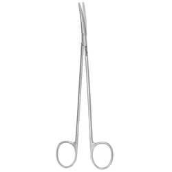 Med Vet International&nbsp;Miltex Meisterhand Metzenbaum Scissors, Curved, Blunt Points, German, 7in, Mh5-182