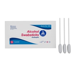 Med Vet International Dynarex Alcohol Swabsticks, 4