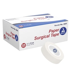 Med Vet International&nbsp;Dynarex Paper Surgical Tape, 1/2