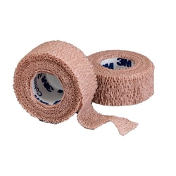 Med Vet International 3M Coban Self-Adherent Closure Cohesive Bandage, 1in X 5 Yard, Tan, 1581, 5/Pack