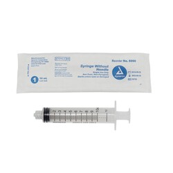 Med Vet International&nbsp;Dynarex Syringe - Luer Lock, 10 Cc, 1000/Case
