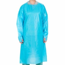 Med Vet International ProtectIVe Procedure Gown Cardinal Health One Size Fits Most Blue Nonsterile Not Rated Disposable, 5210Pg, 75/Case