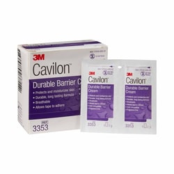 Med Vet International Skin Protectant 3M Cavilon 2 Gram Individual Packet Unscented Cream Chg Compatible, 3353, 20/Box