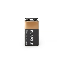 Med Vet International&nbsp;Alkaline Battery Duracell Coppertop 9V Cell 9V Disposable, Mn1604Bkd, 12/Box