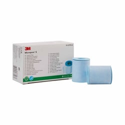 Med Vet International&nbsp;Medical Tape 3M Micropore S Blue 2 inch X 5-1/2 Yard Silicone Nonsterile, 2770-2, 60/Case