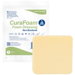Med Vet International Dynarex Sterile Curafoam Foam Dressing, 2