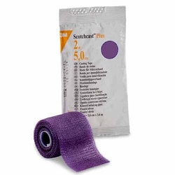 Med Vet International&nbsp;Cast Tape 3M Scotchcast Plus 2 inch X 12 Foot Fiberglass / Resin Purple, 82002U, 10/Case