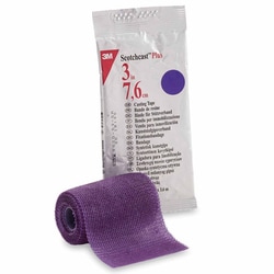 Med Vet International&nbsp;Cast Tape 3M Scotchcast Plus 3 inch X 12 Foot Fiberglass / Resin Purple, 82003U, 10/Case