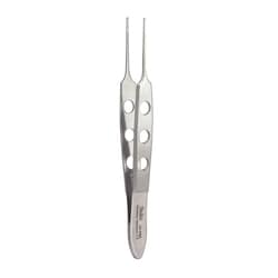 Med Vet International&nbsp;Miltex Bishop-Harmon Dressing Forceps, 3.5in, Fine Cross Serrated Tips 0.45mm Wide, German, 18-866