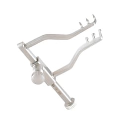Med Vet International&nbsp;Miltex Goldstein Lacrimal Sac Retractor, 1-1/8in, 3 X 3 Sharp Prongs, German, 18-88