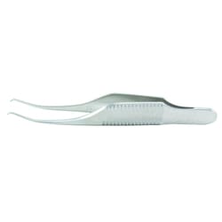 Med Vet International&nbsp;Miltex Pierse Colibri Corneal Forceps, 3in, Angled, 0.35mm Wide At Tip, German, 18-881