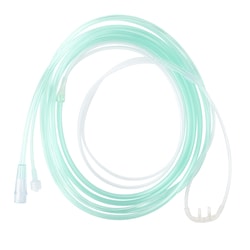 Med Vet International&nbsp;Dynarex Etco2 Nasal Sampling Cannula, 7' (2.1 M) Tubing w/Male Luer, Pediatric/Standard 02 Tubing Connector, 25/Case