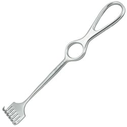 Med Vet International&nbsp;Miltex Volkman Retractor, 8.5in, 6 Sharp Prongs, 11-536