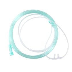 Med Vet International&nbsp;Dynarex Nasal Oxygen Cannula Standard Tip, 50' (15.24 M) Crush Resistant, Adult/Standard Connector, 15/Case