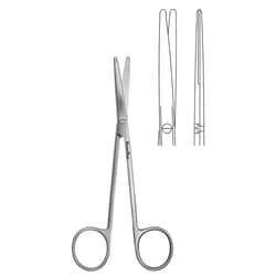 Med Vet International&nbsp;Miltex Meisterhand Metzenbaum-Lahey, Straight, Blunt Points, German, 5.75in, Mh5-179