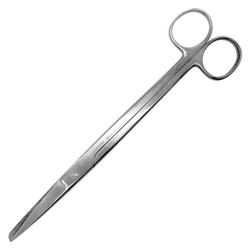 Med Vet International Sims Uterine Scissors, Sharp / Blunt, Straight, 8