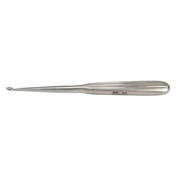 Med Vet International Miltex Dermal Curette, 6-1/4in, Oval Spoon, Size