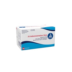 Med Vet International Dynarex IV Administration Set - 60 Drop, 83