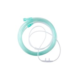 Med Vet International Dynarex Nasal Oxygen Cannula Standard Tip, 7' (2.1 M) Crush Resistant, Pediatric/Standard Connector, 50/Case