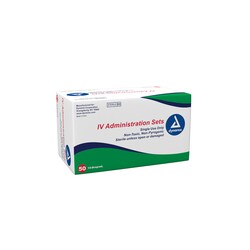 Med Vet International Dynarex IV Administration Set - 15 Drop, 106