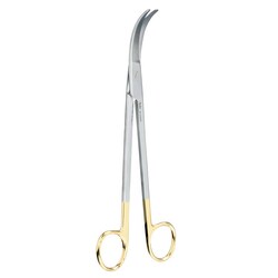 Med Vet International&nbsp;Miltex Z-Type Parametrium Scissors, Tungsten, Full Curved, German, 8.75in, 30-2103Tc