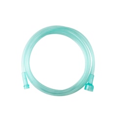 Med Vet International Dynarex Oxygen Supply Tubing, 7' (2.1 M) Crush Resistant, Universal Connector, 50/Case