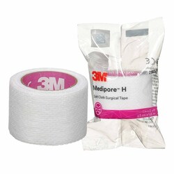 Med Vet International Perforated Medical Tape 3M Medipore H White 1 inch