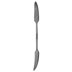 Med Vet International Miltex Putti Bone Raspatory, 10-1/2in, Double-Ended, One Curved Up, One Curved Side, Mh27-700