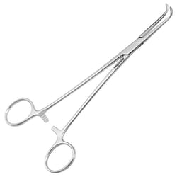 Med Vet International&nbsp;Miltex Meisterhand Kantrowitz Thoracic Forceps, 9.5in, Delicate Right Angle Jaws, German, Mh25-837