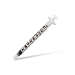 Med Vet International Monoject Oral Syringe, 1mL, Luer Slip, 100/Box, 901014