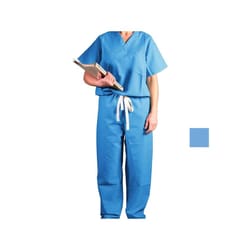 Med Vet International Encore Unisex Reversible Scrub Pants With Drawstring Waist, Xxx-Large, Ceil